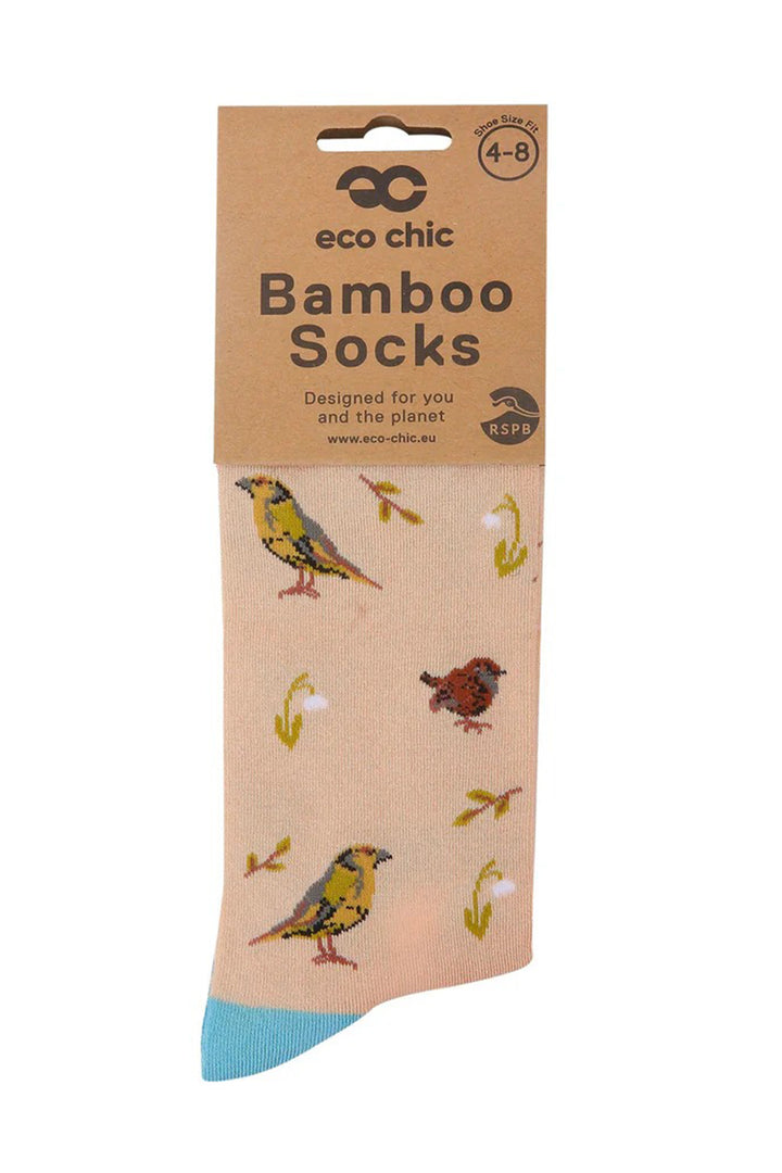 Eco Chic SK18BG RSPB Greenfinch Bamboo Socks