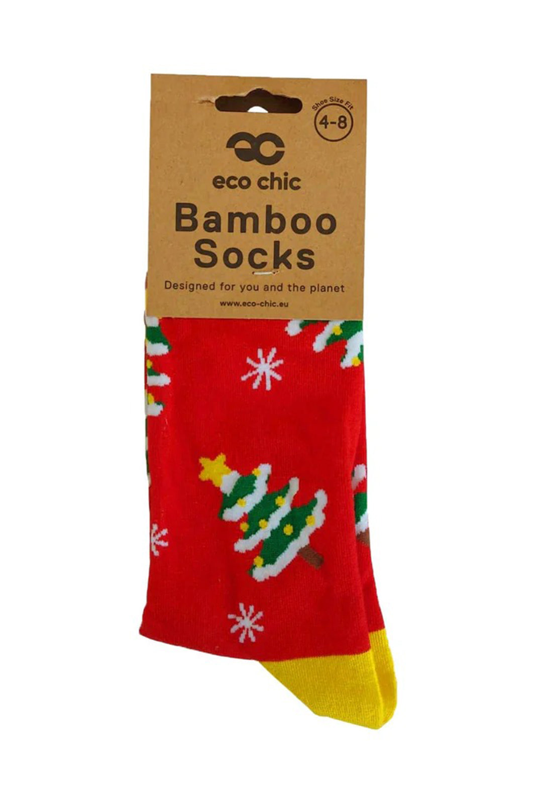 Eco Chic SKB09 Christmas Tree Christmas Socks