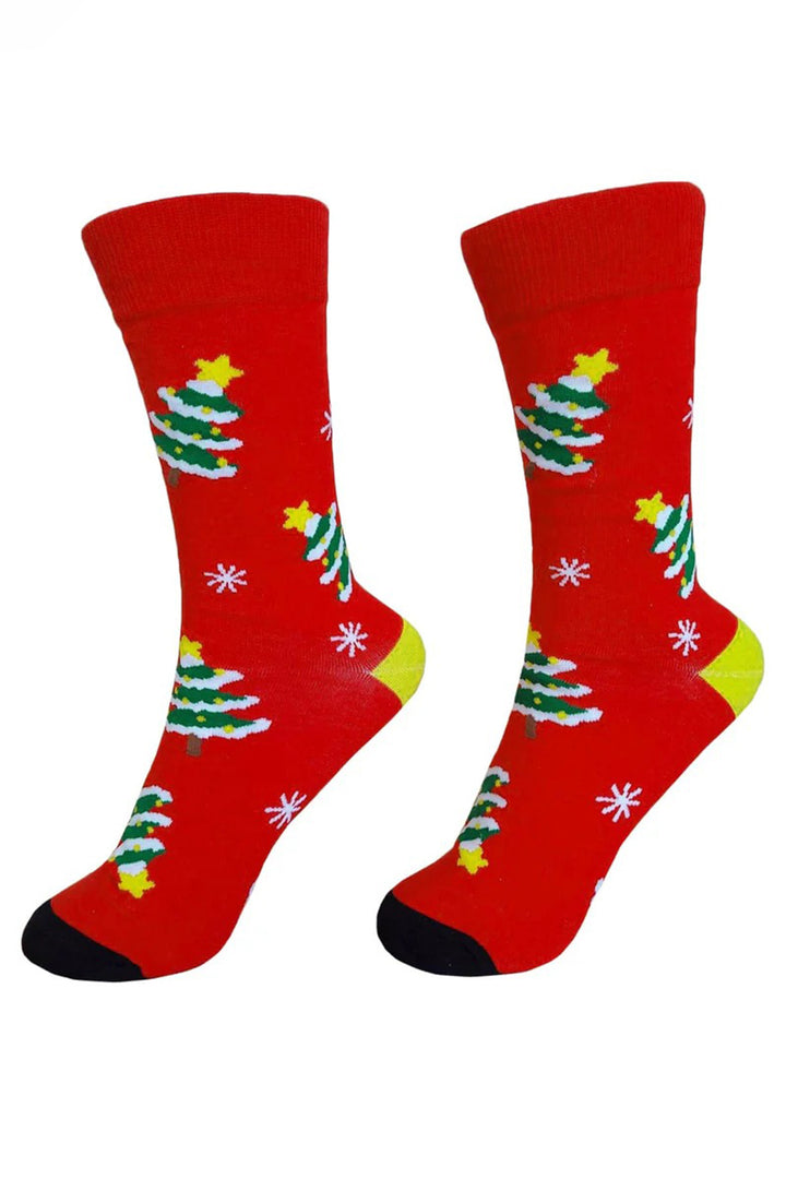 Eco Chic SKB09 Christmas Tree Christmas Socks