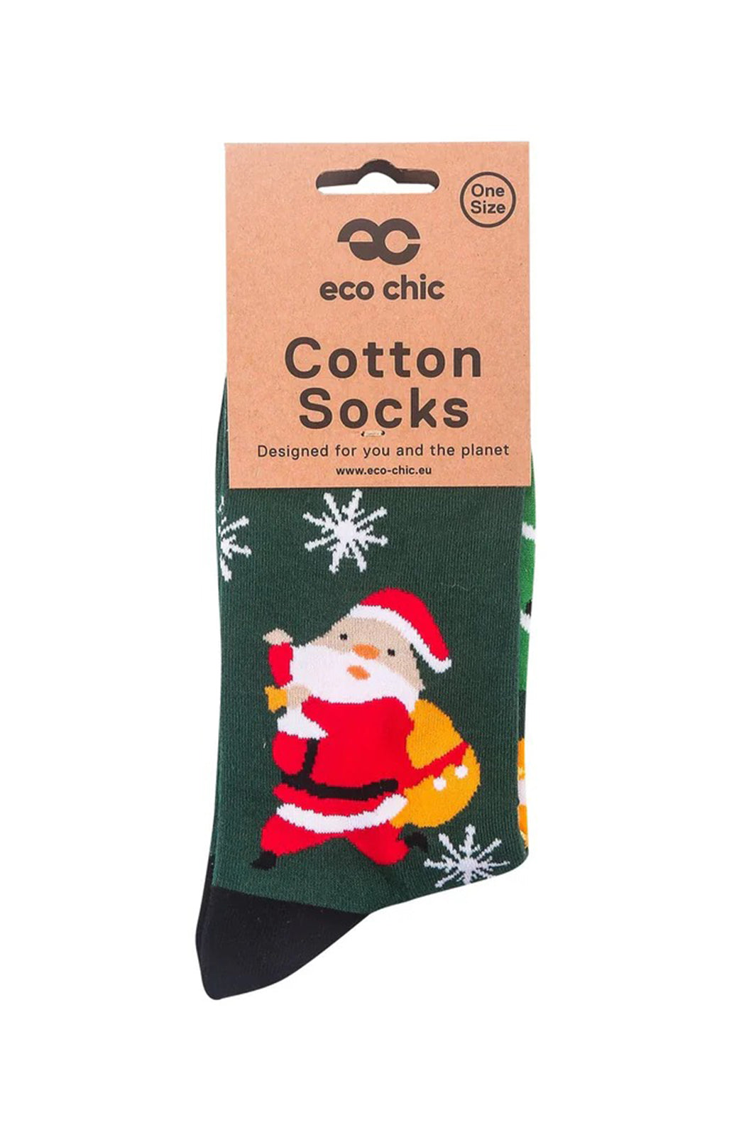 Eco Chic SKC02 Santa Christmas Socks