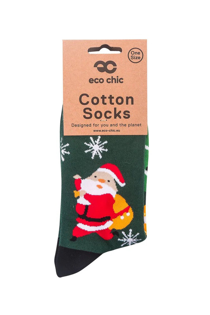 Eco Chic SKC02 Santa Christmas Socks