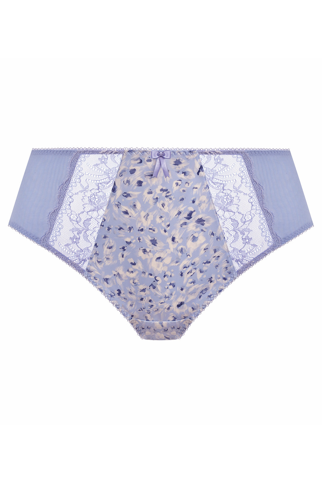 Elomi Morgan blue leopard high leg brief at Shirley Allum