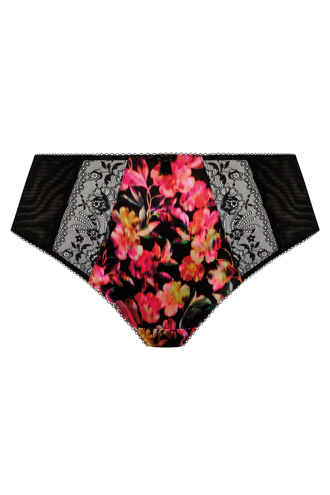 Elomi Morgan EL4118HOU Black Hot House Print High Leg Brief