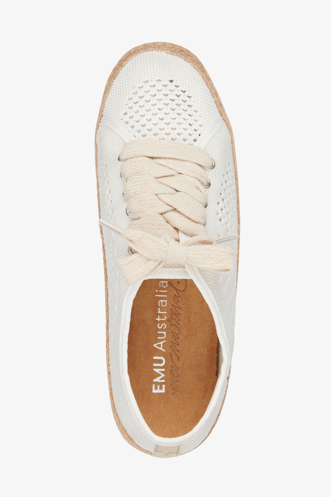 Emu Australia Agonis Mac W12469 Coconut Cream Plimsoll