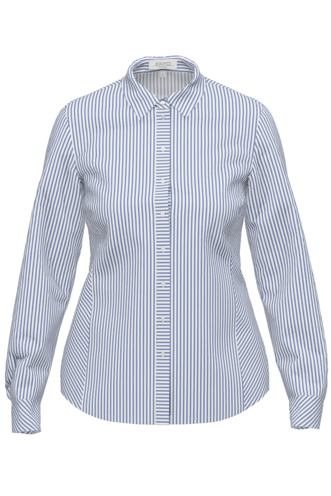 Erfo 101100500 Royal Blue Stripe Shirt - Shirley Allum Boutique