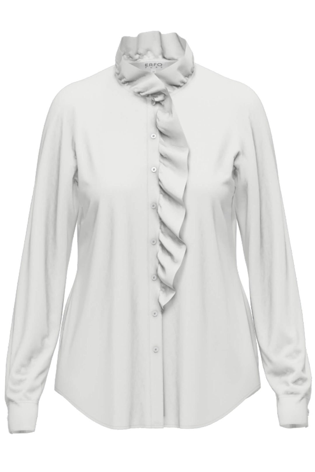 Erfo 111100400 White Ruffle Collar Blouse - Shirley Allum Boutique