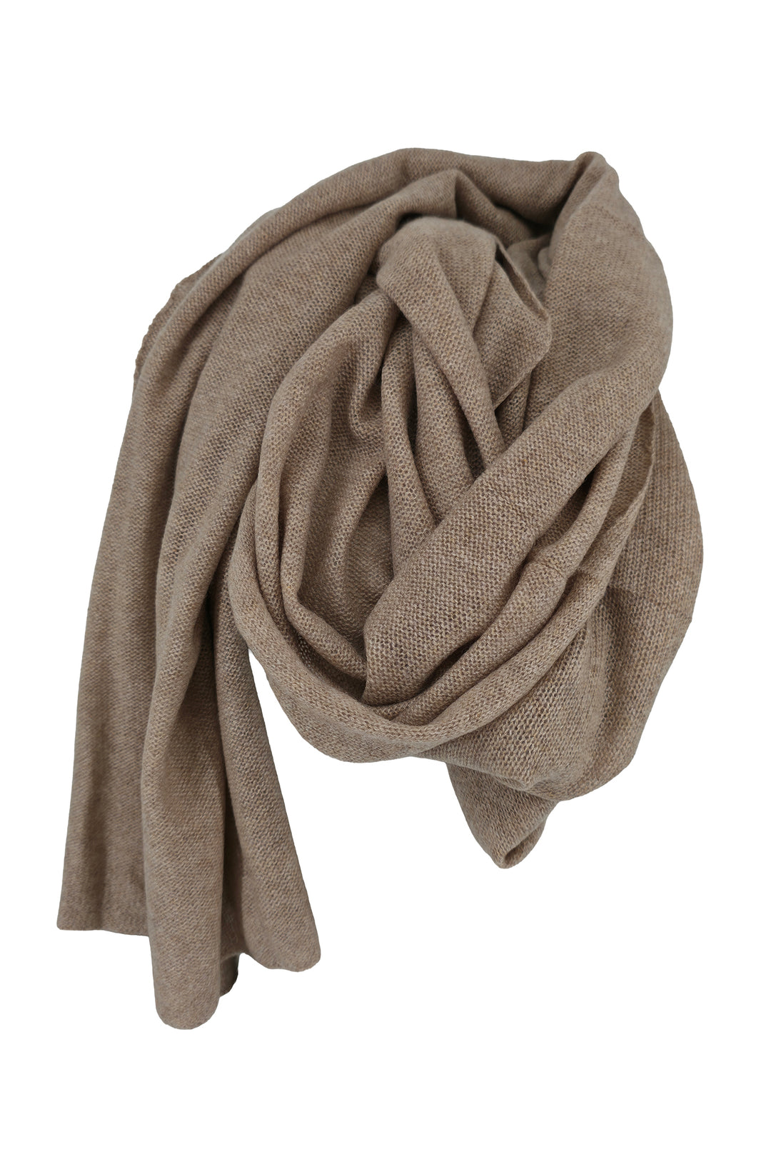 Estheme Cashmere AC1005H 1240 Hazelnut Brown Large Scarf
