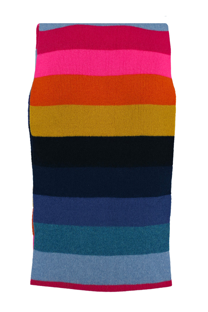 Estheme Cashmere AC25120HC 1649 Mineral Multicolour Stripe Scarf