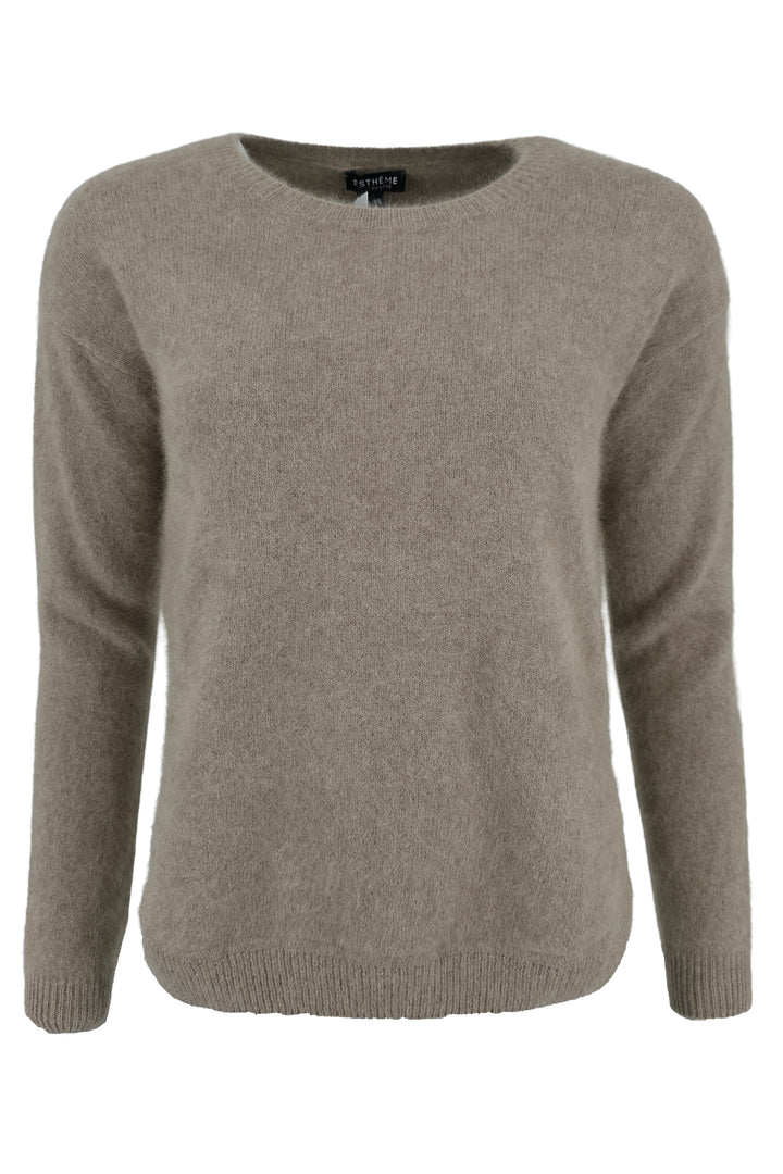 Estheme Cashmere WES23A12HR 23011 Hazelnut Brown Jumper