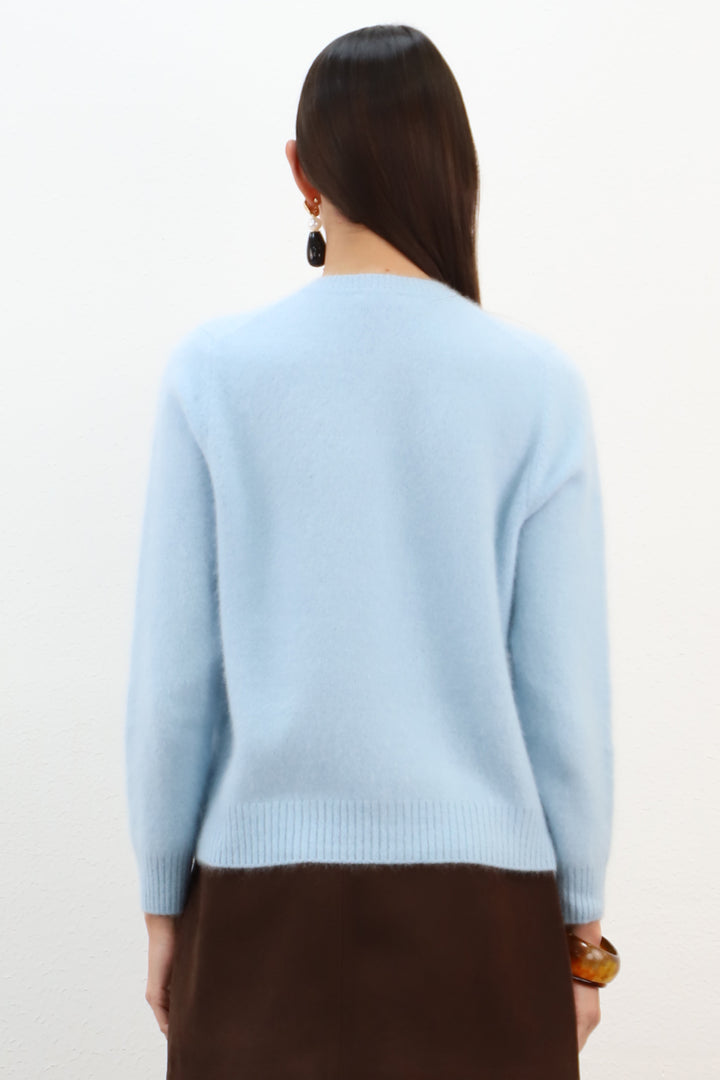 Estheme Maya Blue Cardigan With 2 Pockets WES26A79