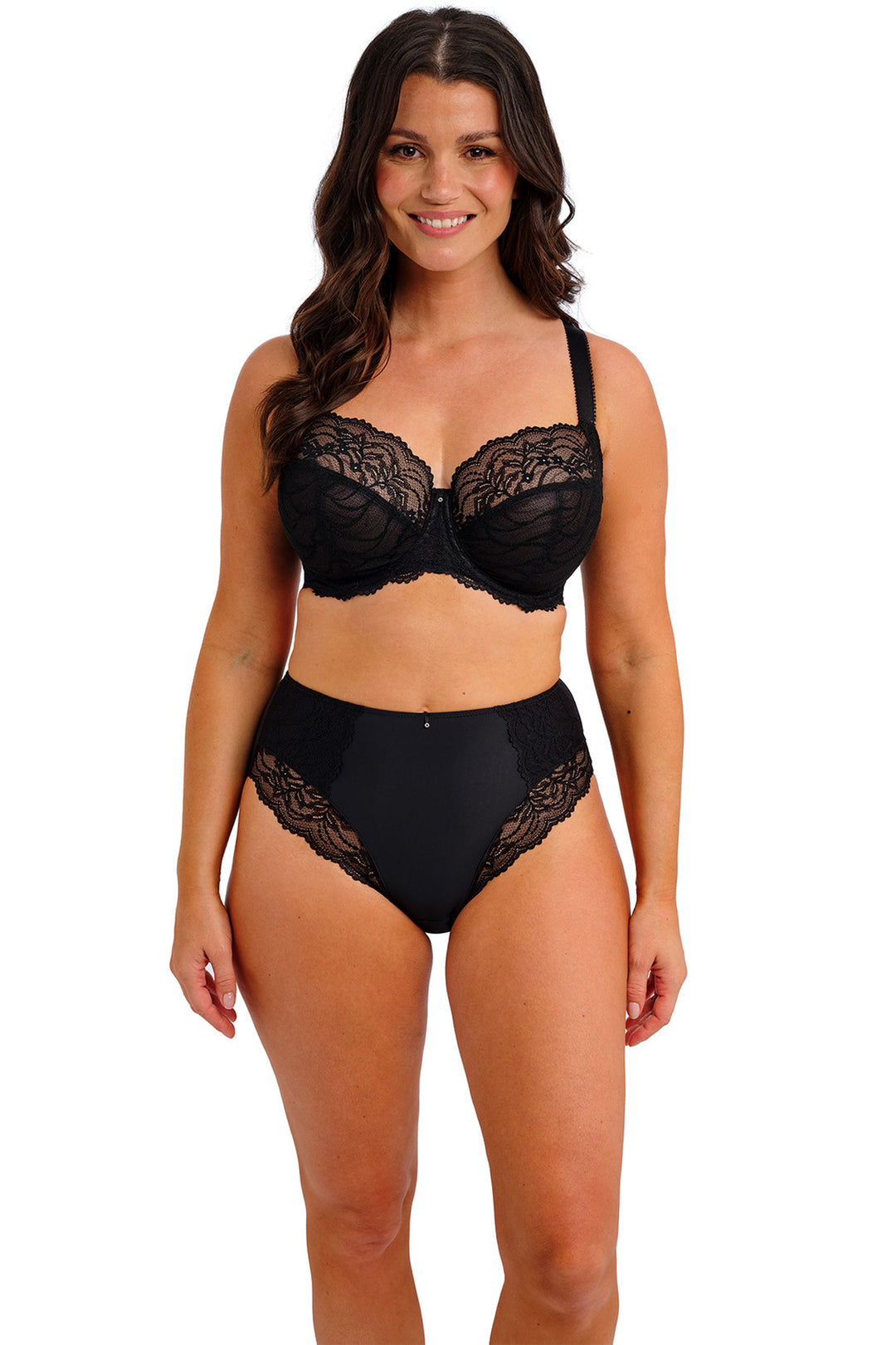 Fantasie Cesile FL103601BLK Black Underwired Side Support Bra