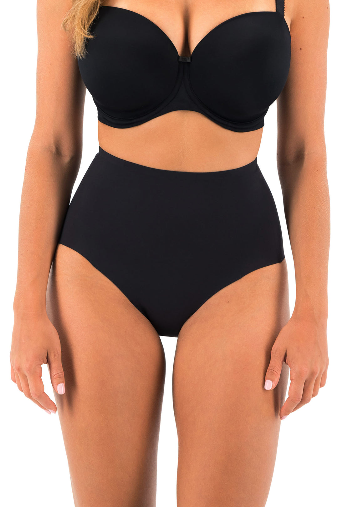 Fantasie FL2325BLK Black Smoothease Shaping Brief - Shirley Allum Boutique