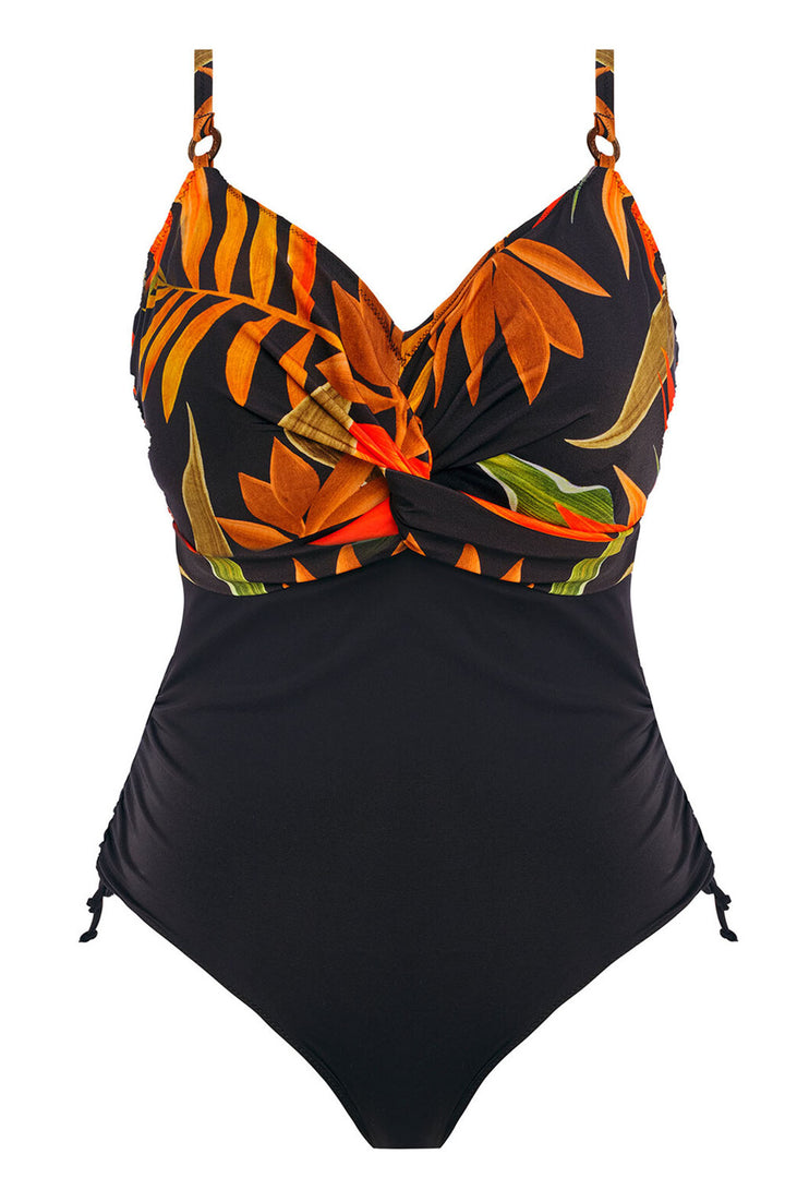 Fantasie FS503931BLK Pichola Pichola Black Uw Twist Front Swimsuit - Shirley Allum Boutique