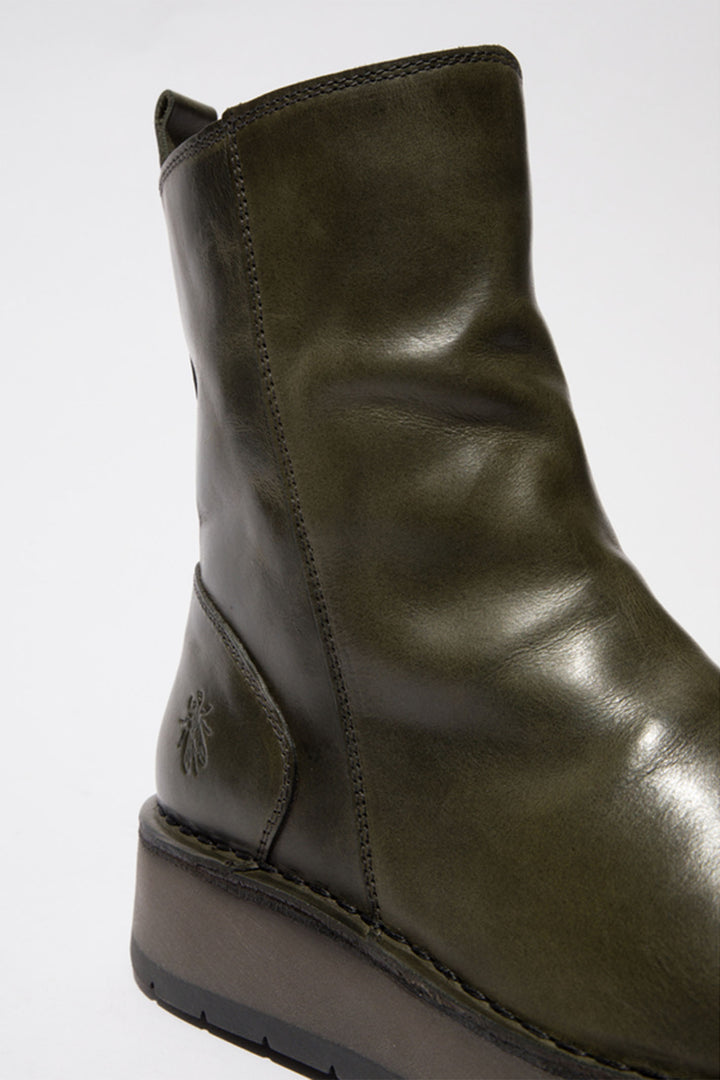Fly London Reno Boots Rug Diesel Green P211053014 RENO05FLY - Shirley Allum Boutique