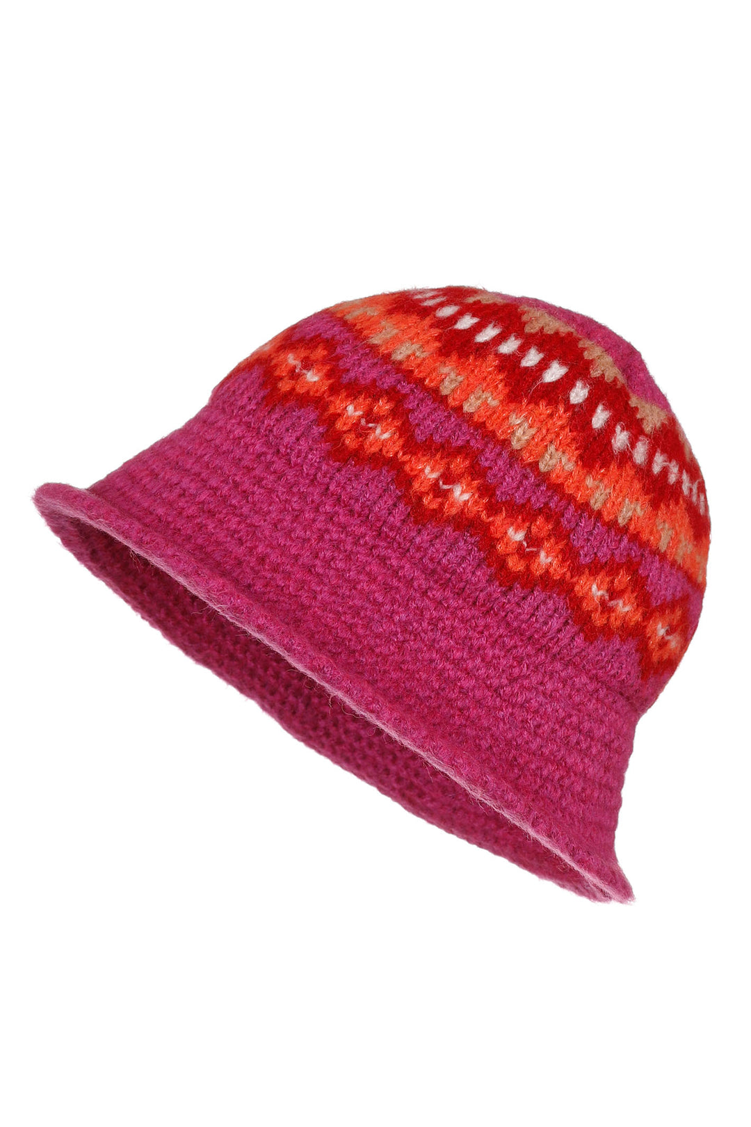 Fonem FO 2707 Fuschia Pink Knitted Hat - Shirley Allum Boutique
