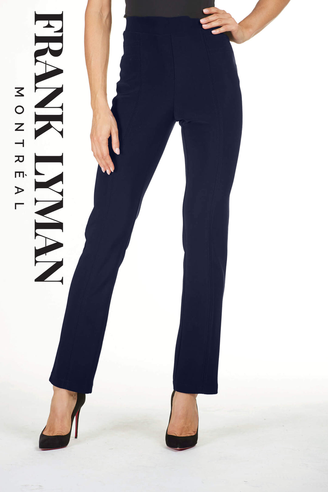 Frank Lyman 017 Midnight Blue Trousers - Shirley Allum Boutique