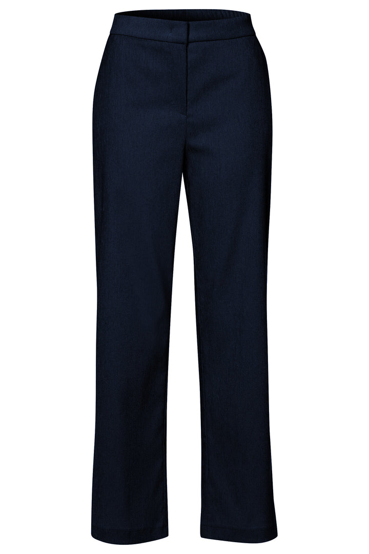 Navy blue pants on a white background