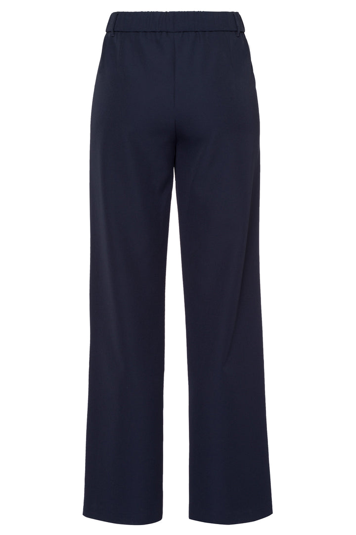 Frank Walder 715615 598 Ink Navy Blue Pull-On Trousers