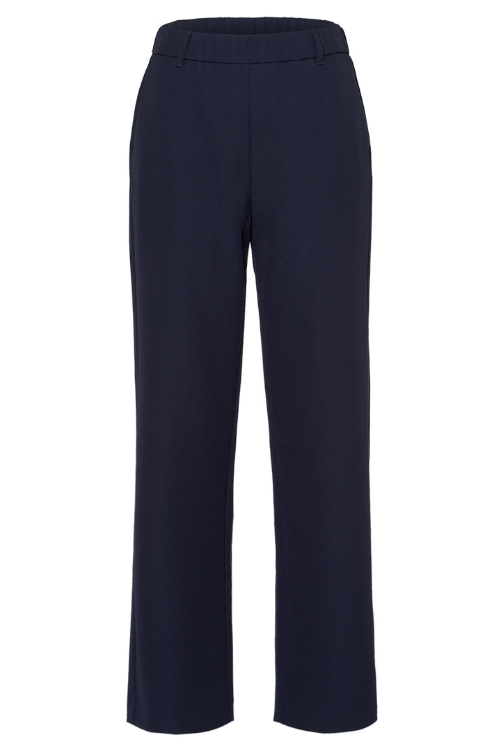 Frank Walder 715615 598 Ink Navy Blue Pull-On Trousers