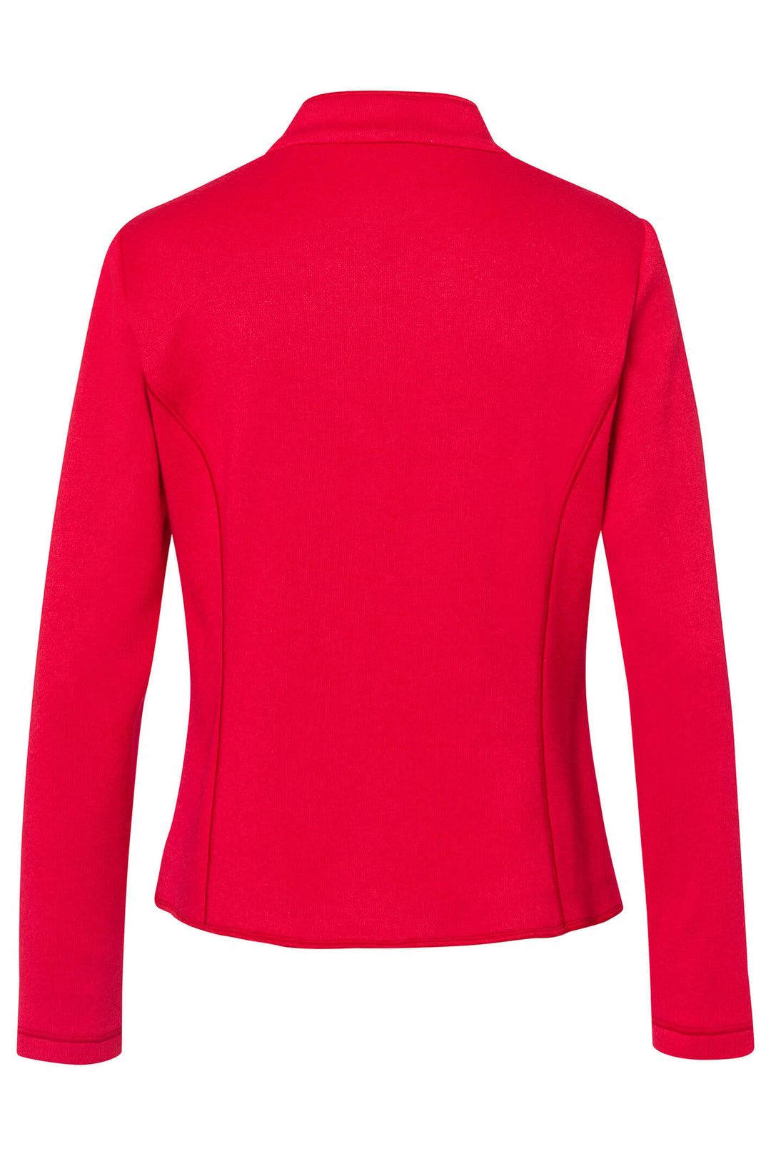 Frank Walder 723003 000 337 Red Two Button High Collar Jacket - Shirley Allum Boutique