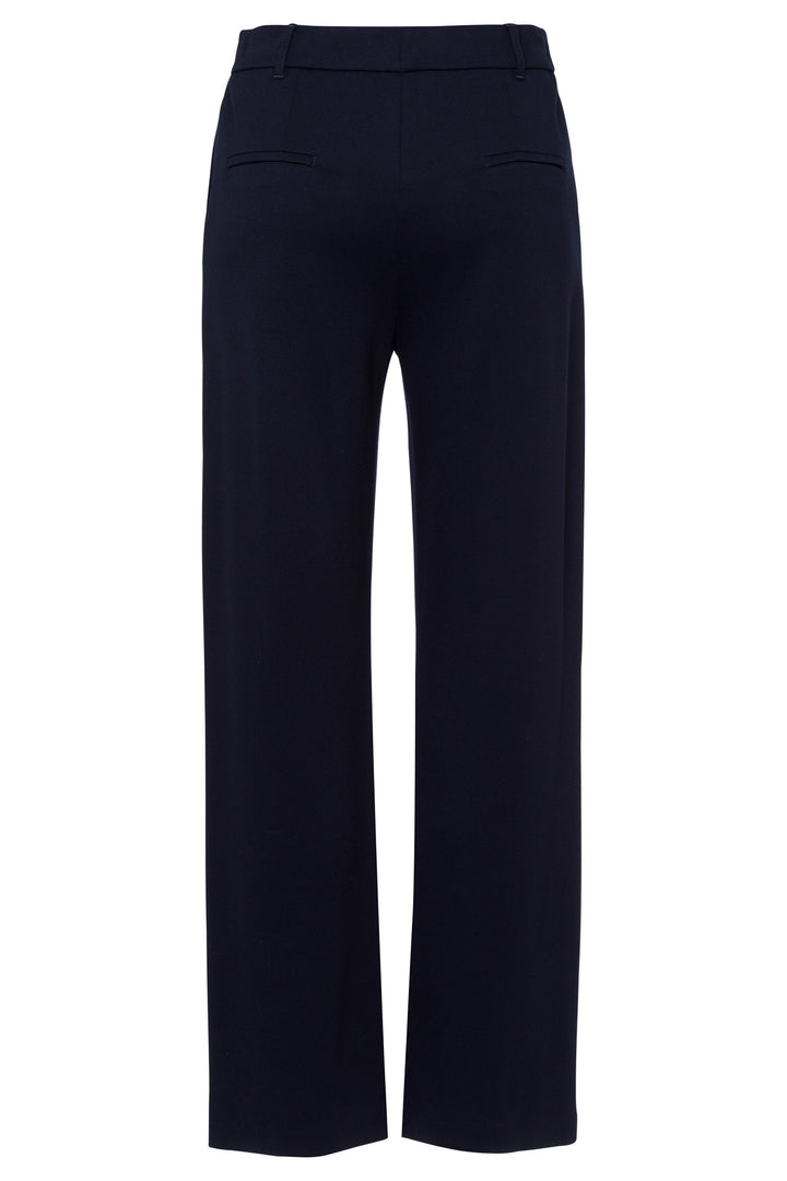 Frank Walder 724606 598 Ink Navy Blue Pull-On Trousers