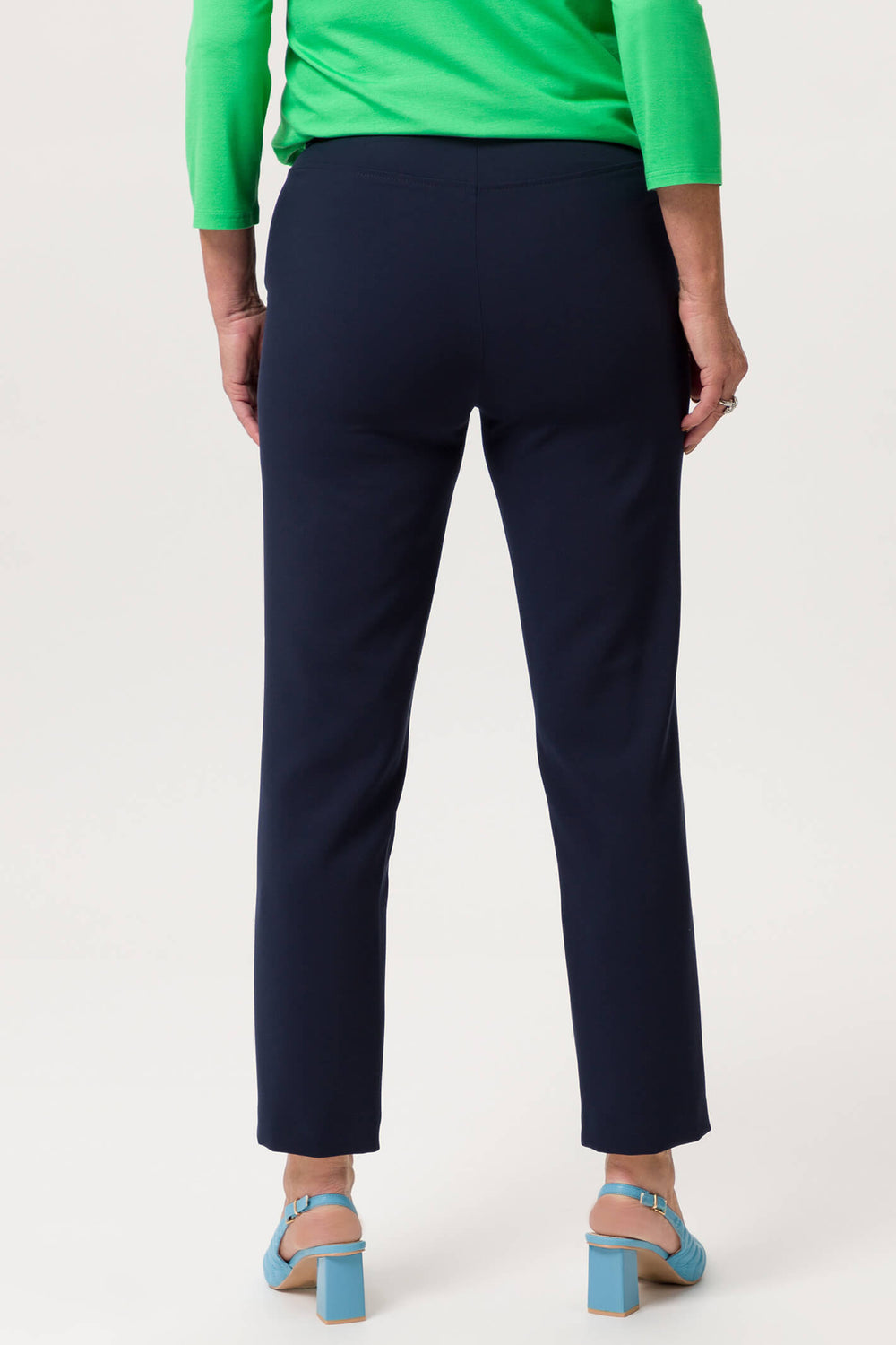 Frank Walder Anna 713601 000 598 Ink Blue Trousers - Shirley Allum Boutique