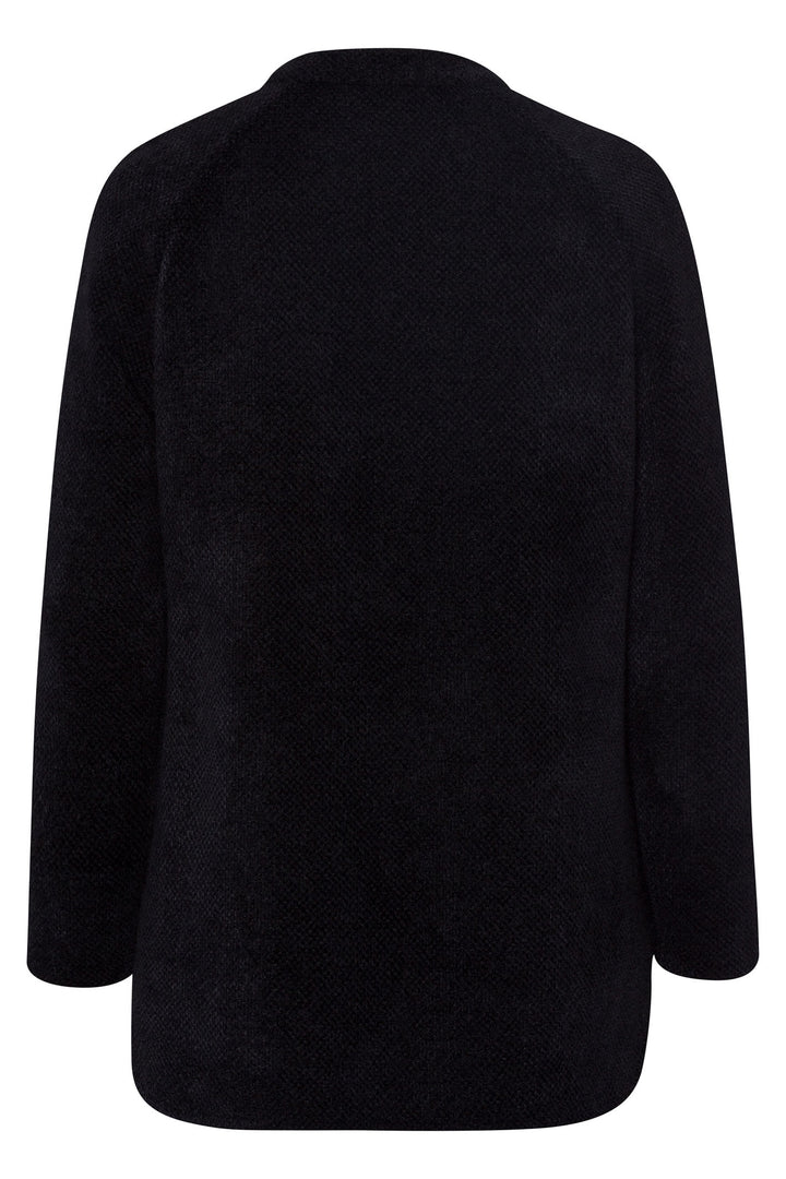 Frank Walder Cardigan Black 309002 000-999 - Shirley Allum Boutique