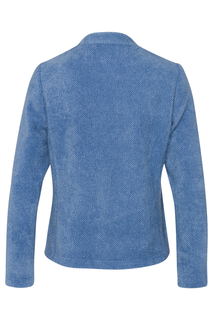 Frank Walder Cardigan Smokey Blue Long Sleeves 724010 000-528 - Shirley Allum Boutique