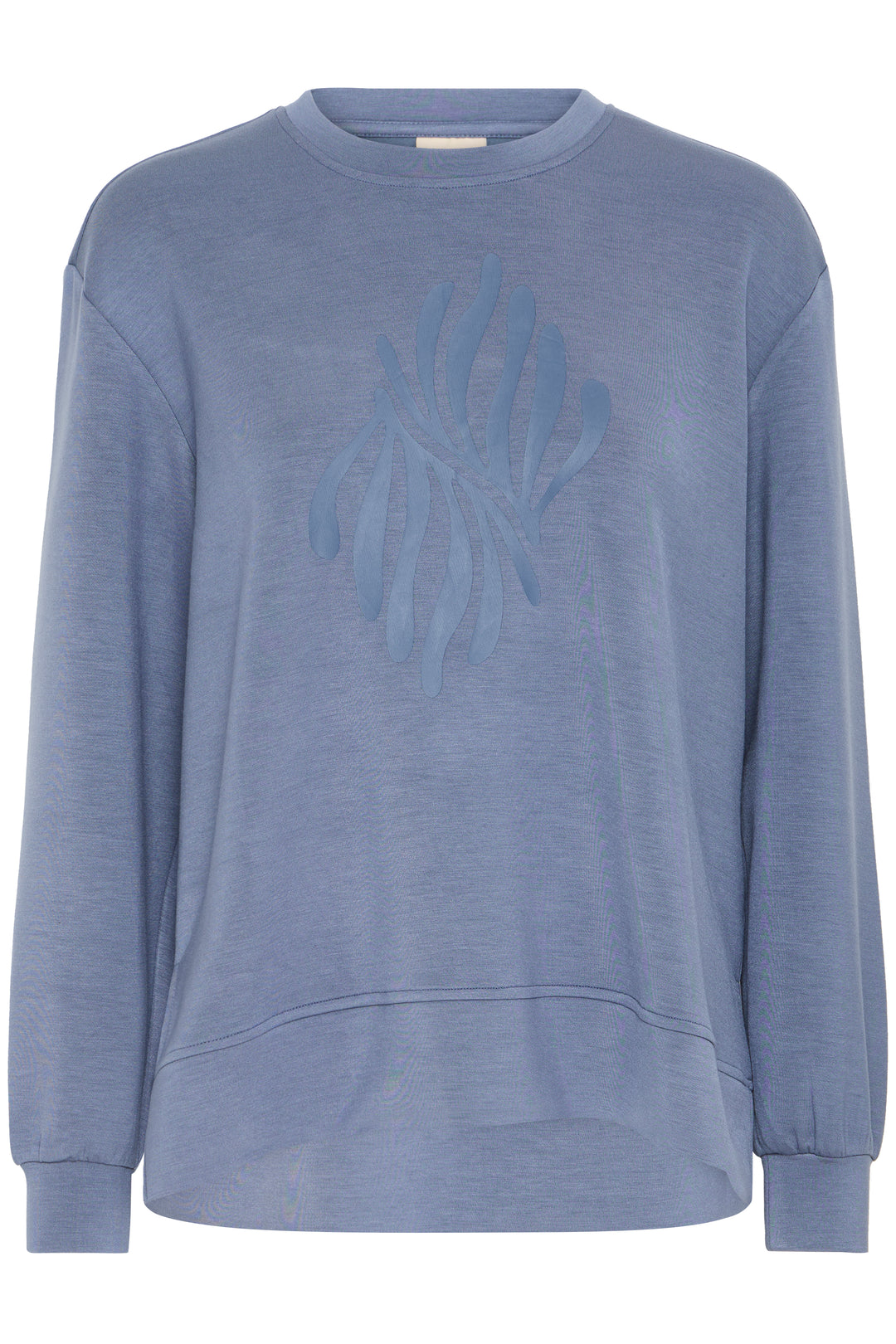 Fransa FRAurora Bering Sea Blue Motif Sweatshirt 20615944 184028
