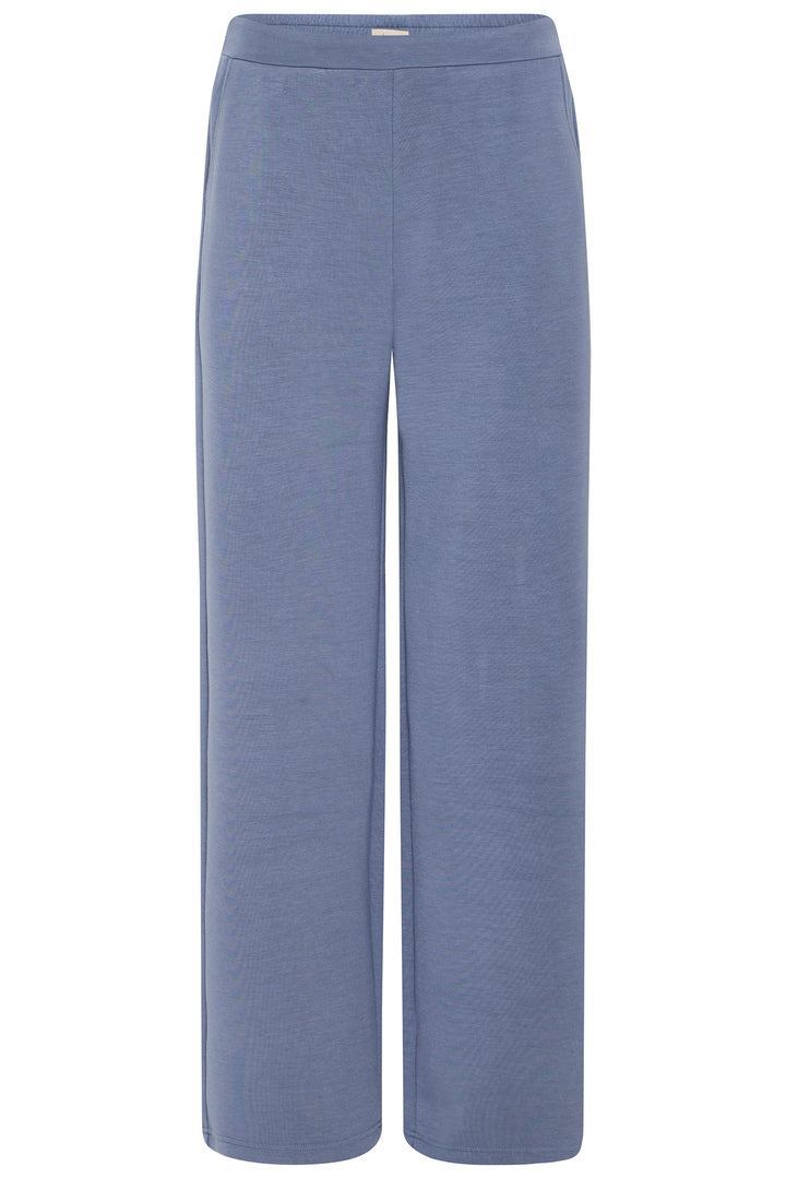 Blue pants on a white background