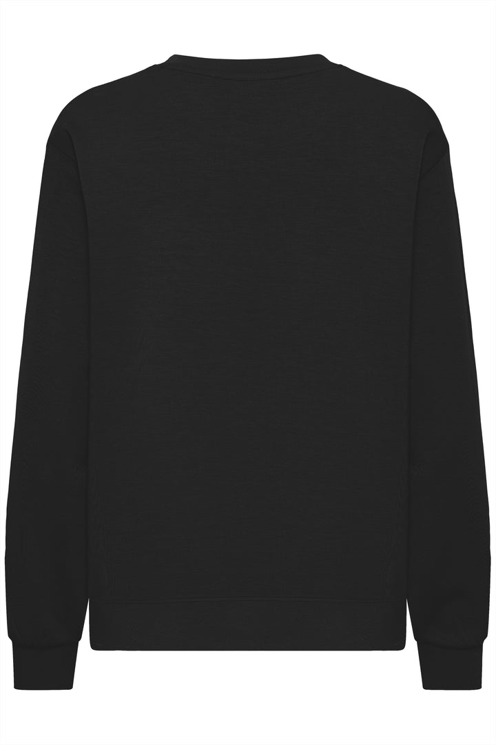 Fransa FRAurora Black Motif Sweatshirt 20615944 200113