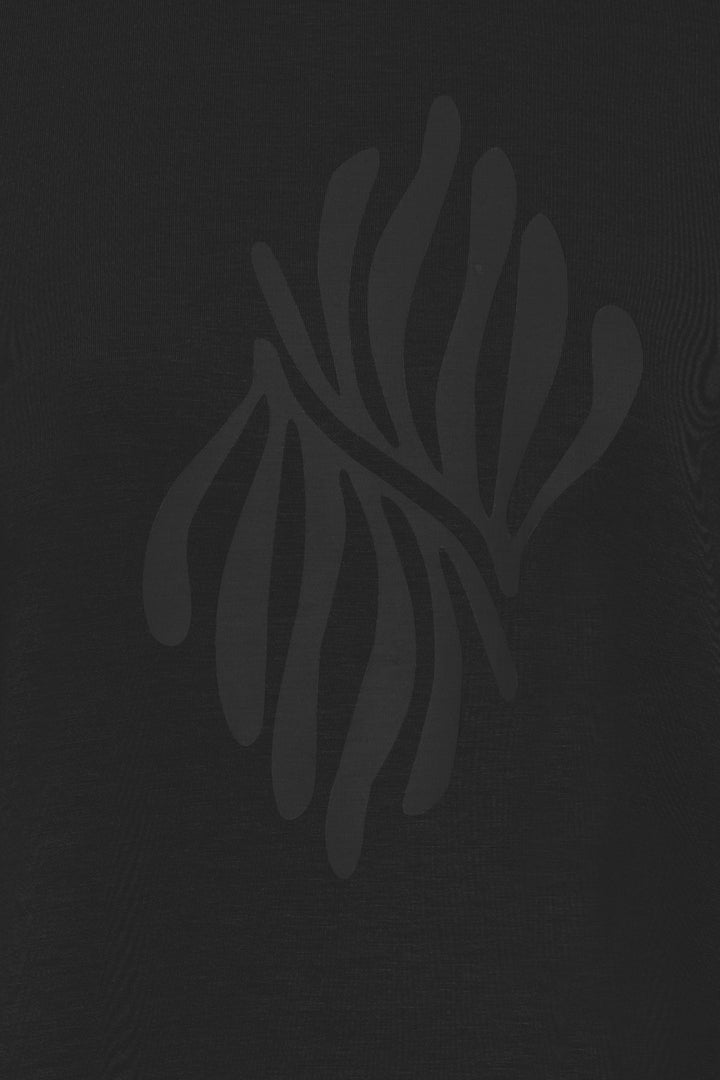 Fransa FRAurora Black Motif Sweatshirt 20615944 200113