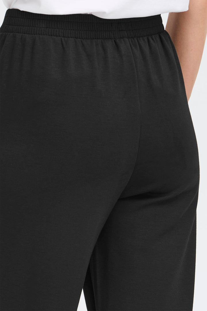 Black pants on a white background