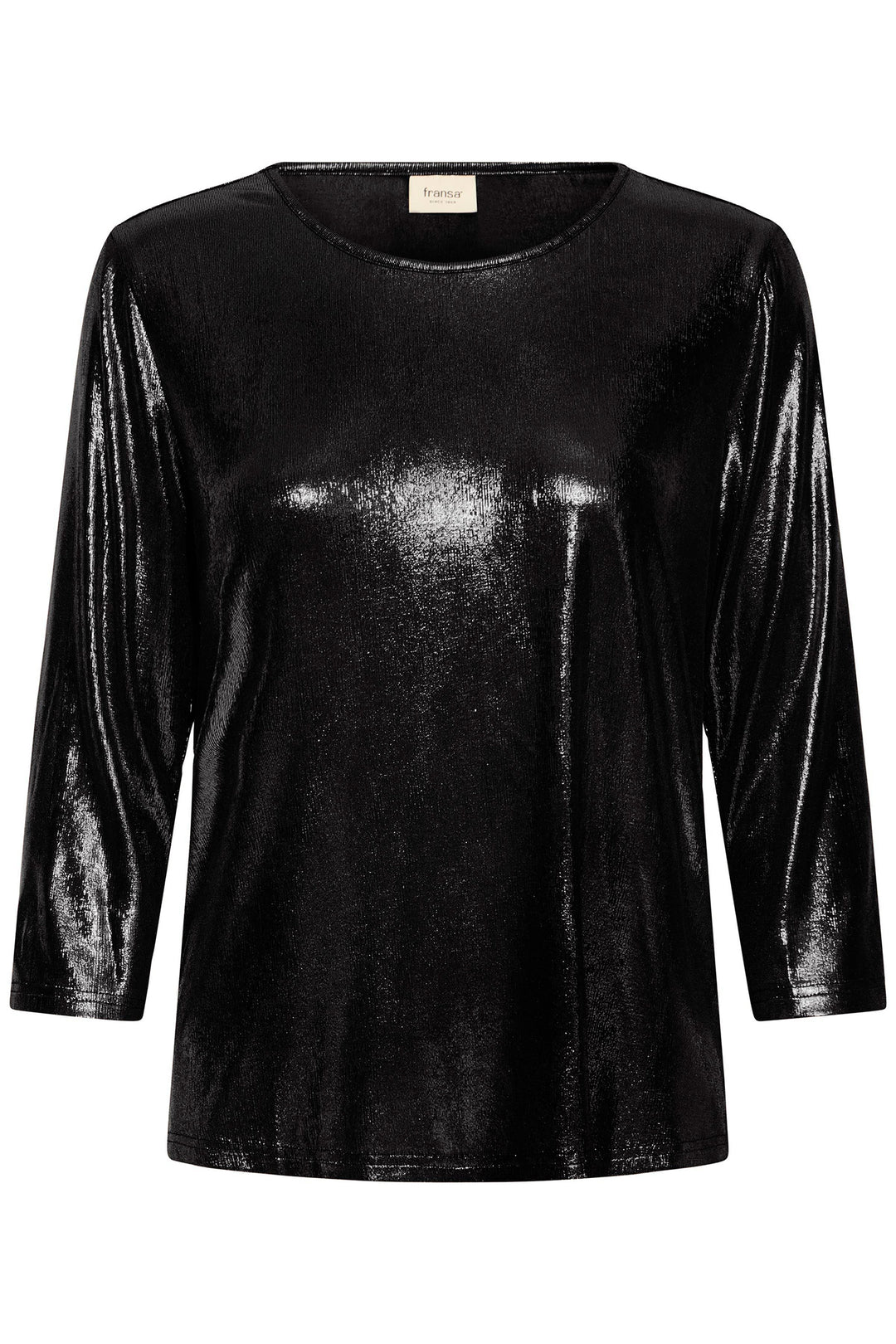 Fransa FRFranny Black Metallic Top 20617371 900003562