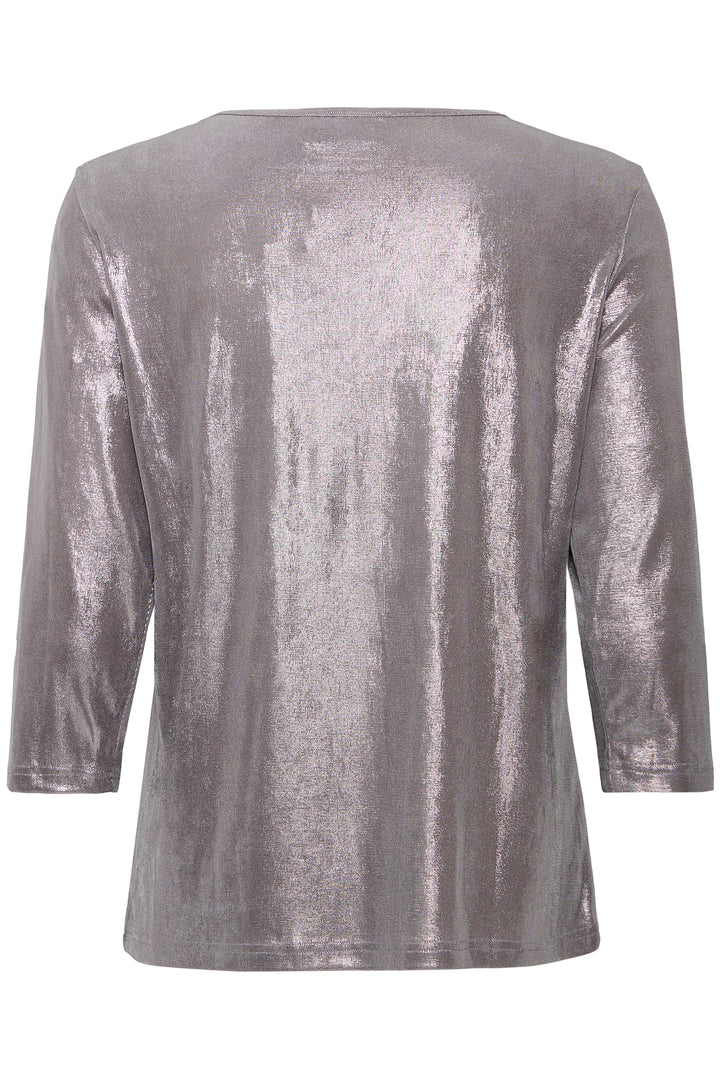 Fransa FRFranny Silver Metallic Top 20617371 900003546