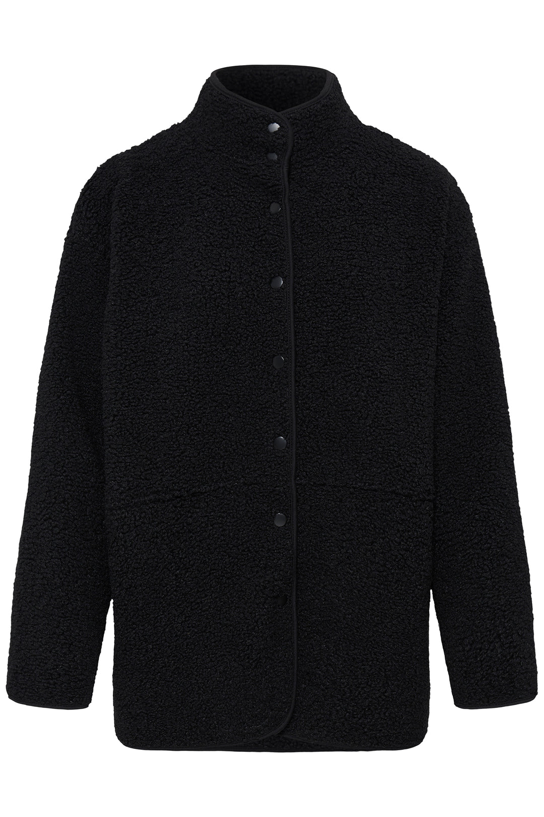 Fransa FRGWYNNE Meteorite black fleece jacket at Shirley Allum