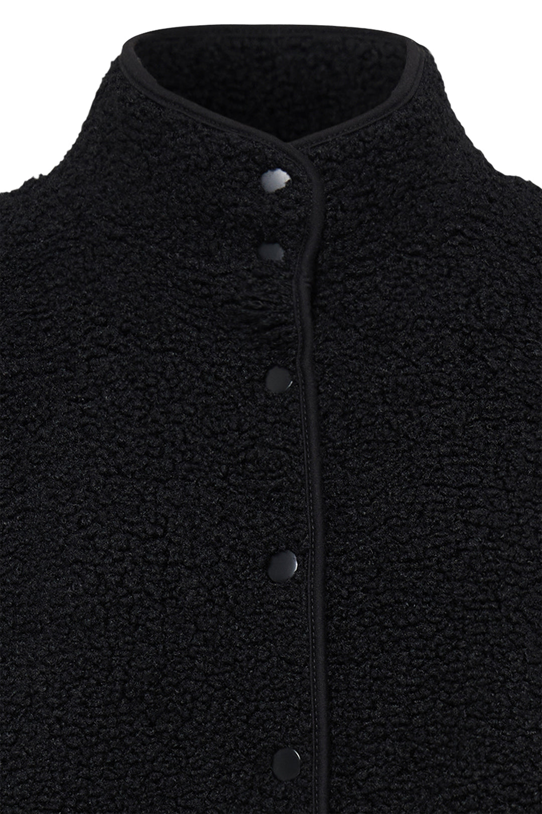 Fransa FRGWYNNE Meteorite black fleece jacket at Shirley Allum