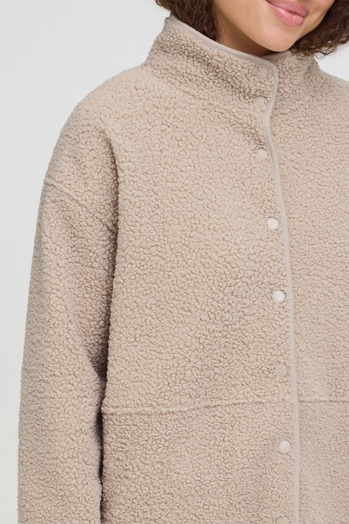 Fransa FRGWYNNE String stone fleece jacket at Shirley Allum