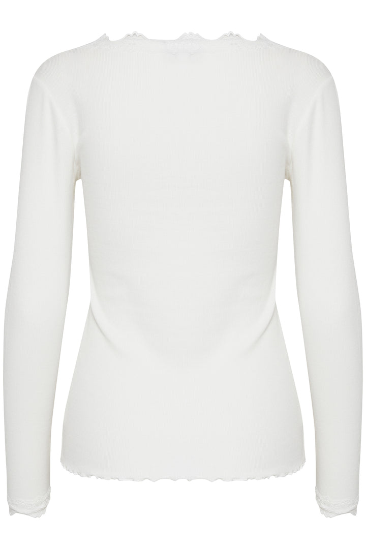 Fransa FRHIZAMOND Antique lace-trim top at Shirley Allum