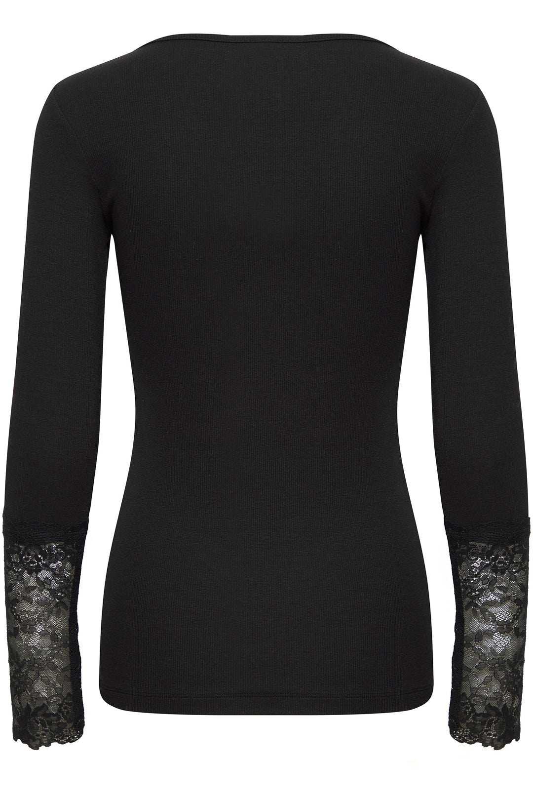 Fransa FRHizamond Black Long Sleeve T-Shirt 20613313 200113