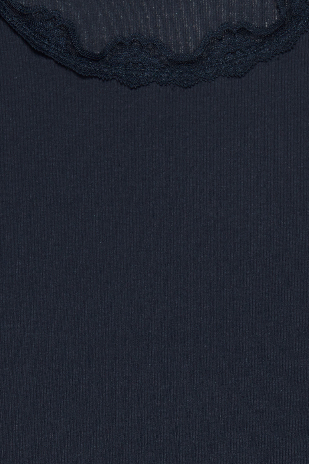 Fransa FRHIZAMOND Dark Peacoat lace-trim top at Shirley Allum