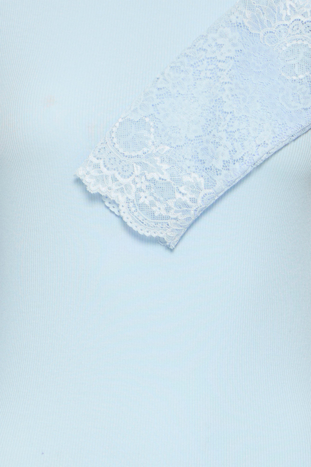 Fransa FRHIZAMOND Ice Water floral-cuff top at Shirley Allum