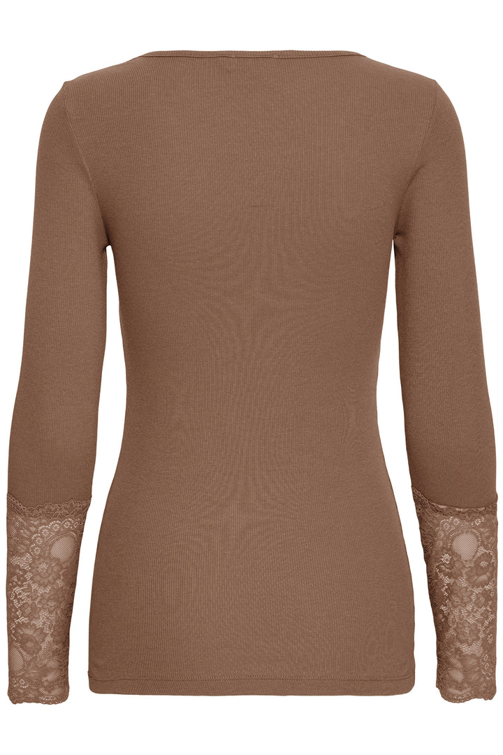 Fransa FRHIZAMOND Rain Drum floral-cuff top at Shirley Allum