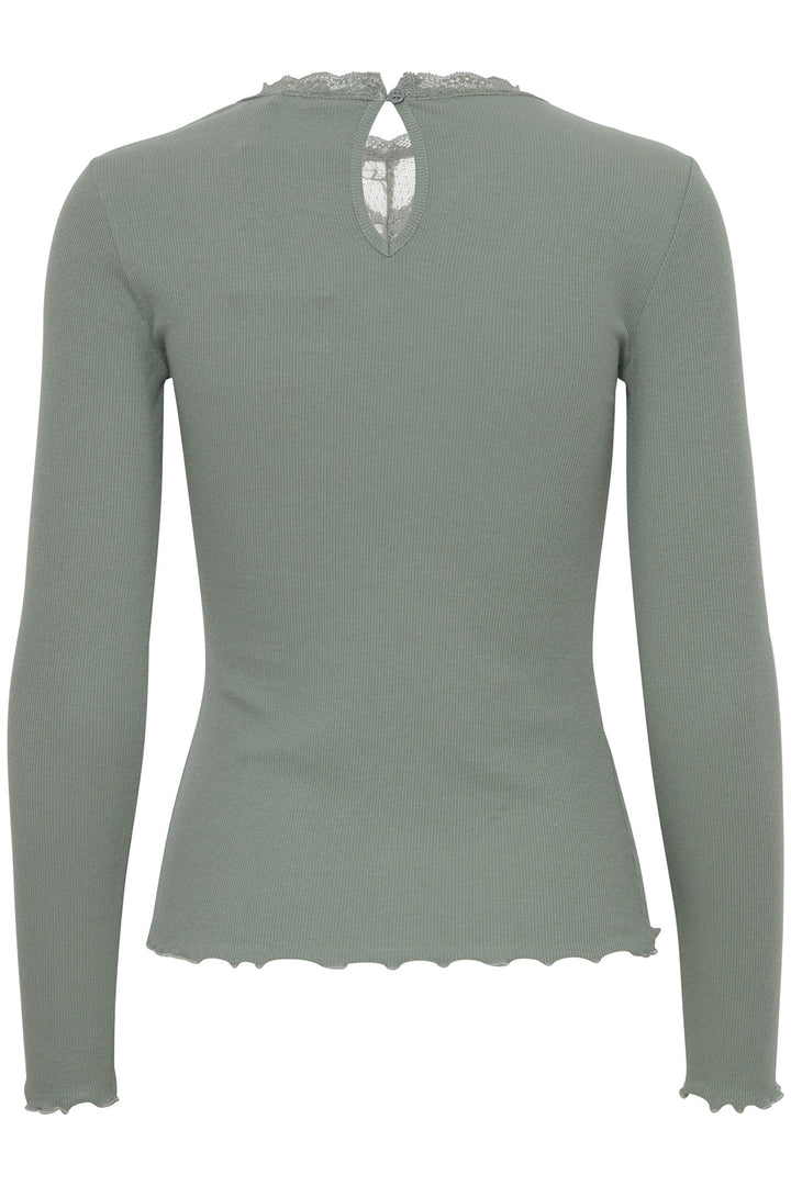 Fransa Frhizamond T-Shirt Green Bay Long Sleeve 20614479 165810 - Shirley Allum Boutique