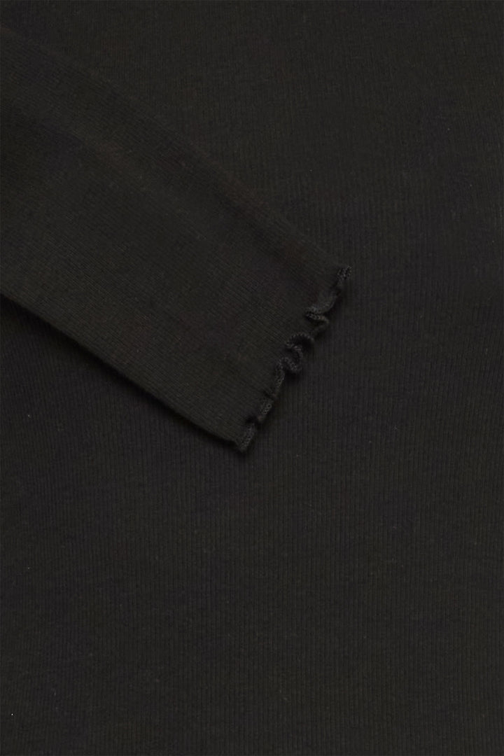 Fransa Frhizamond T-Shirt Mock Turtle Long Sleeve Black 20614563 200113 - Shirley Allum Boutique
