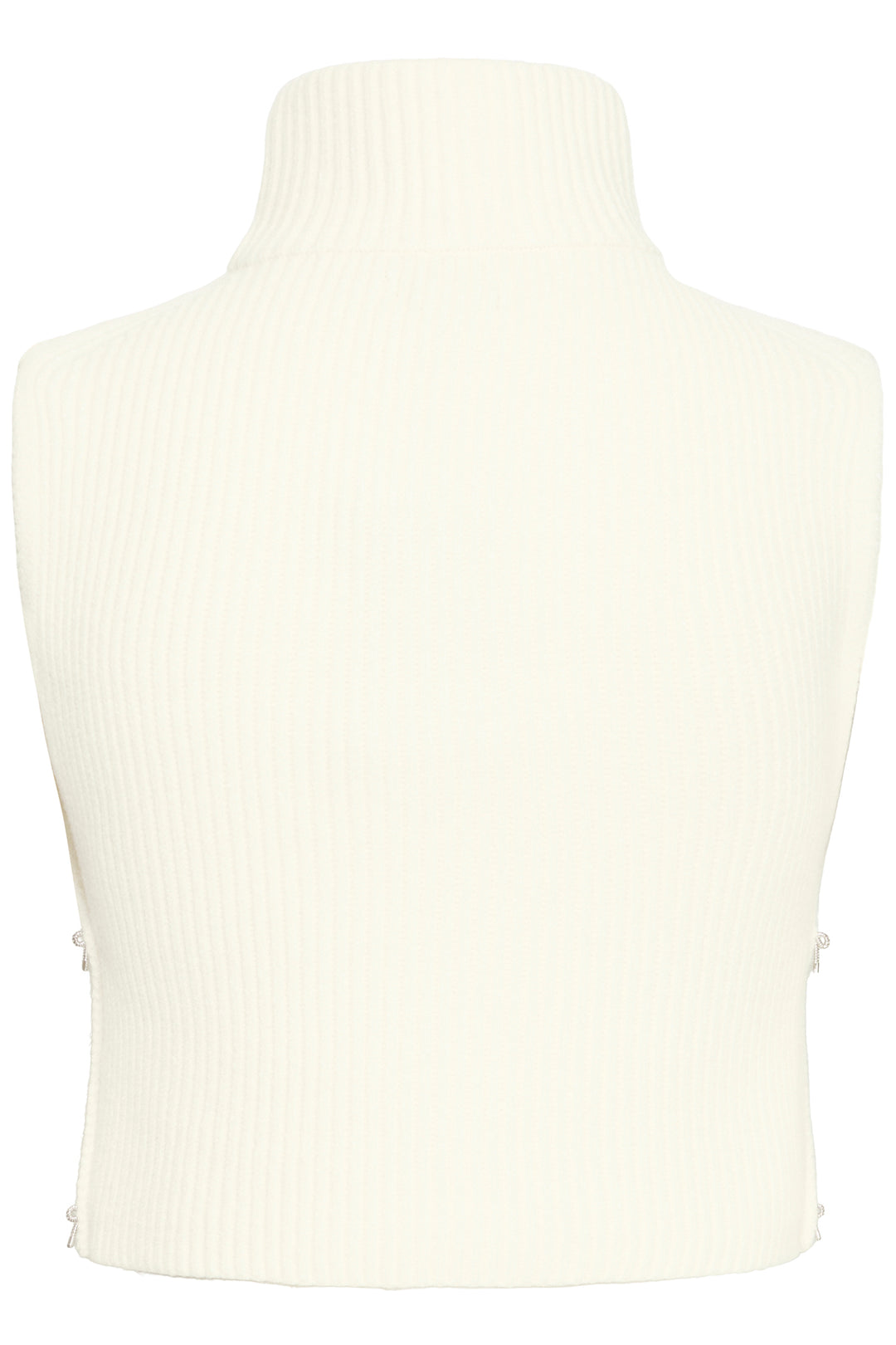 Fransa FRIshal Whisper White Roll Neck Tank Jumper 20617615 110701