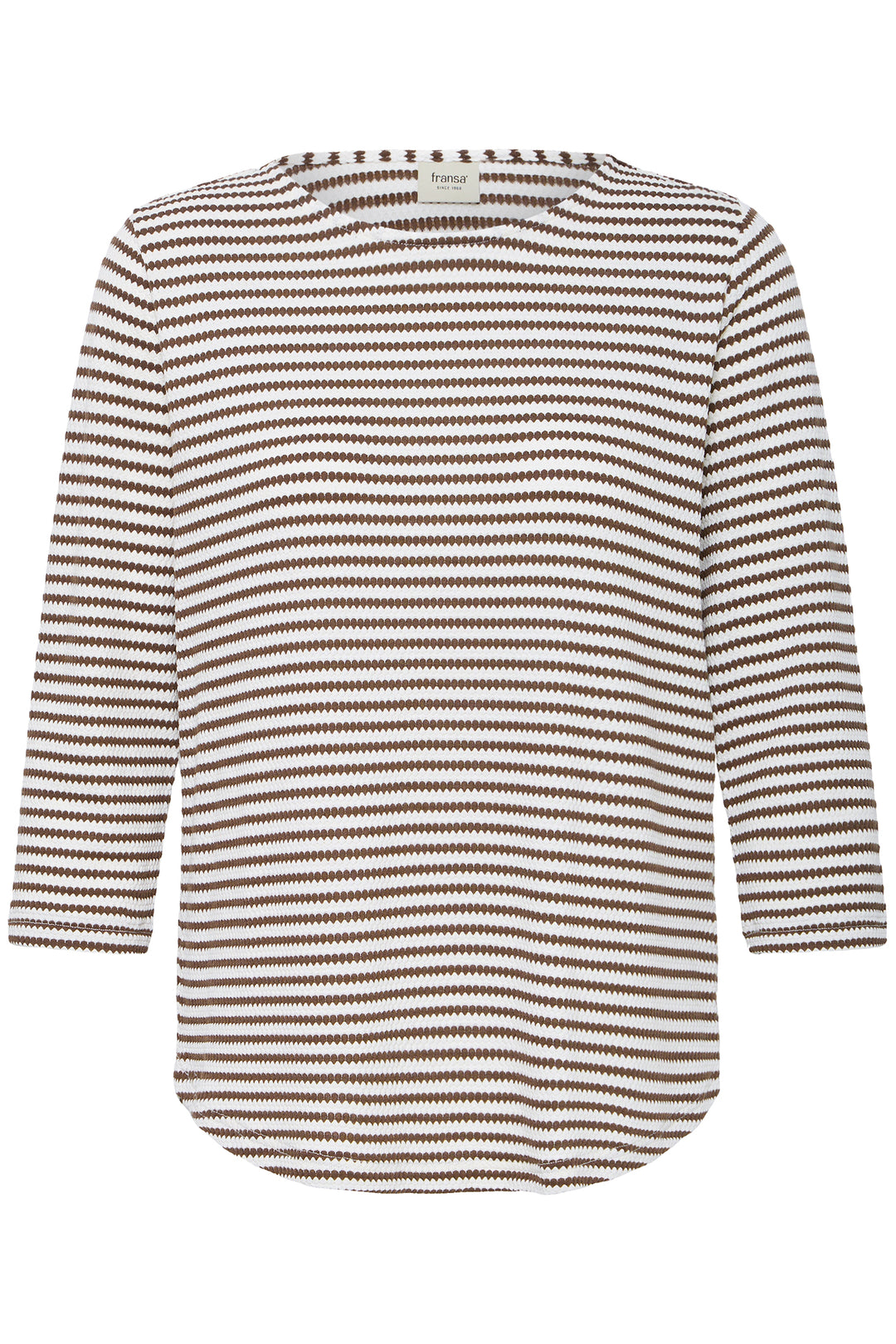 Fransa FRJADE Rain Drum dotted stripe top at Shirley Allum