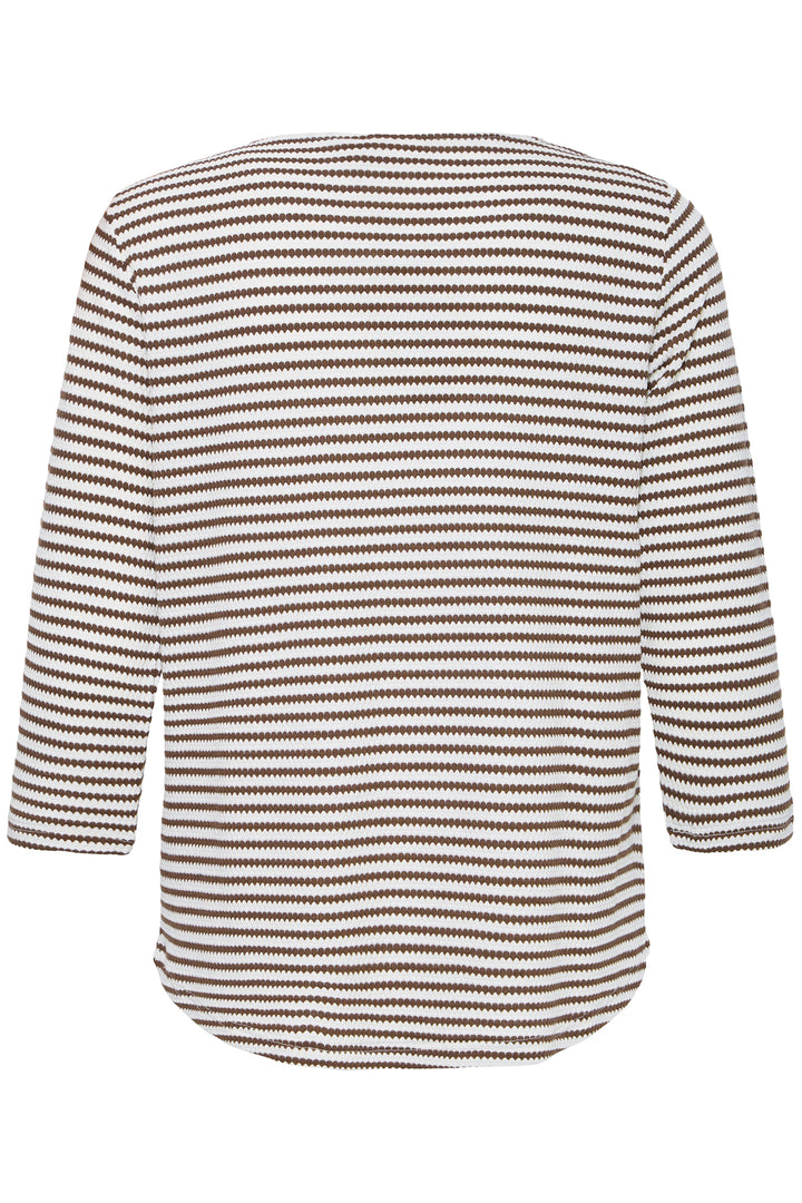 Fransa FRJADE Rain Drum dotted stripe top at Shirley Allum