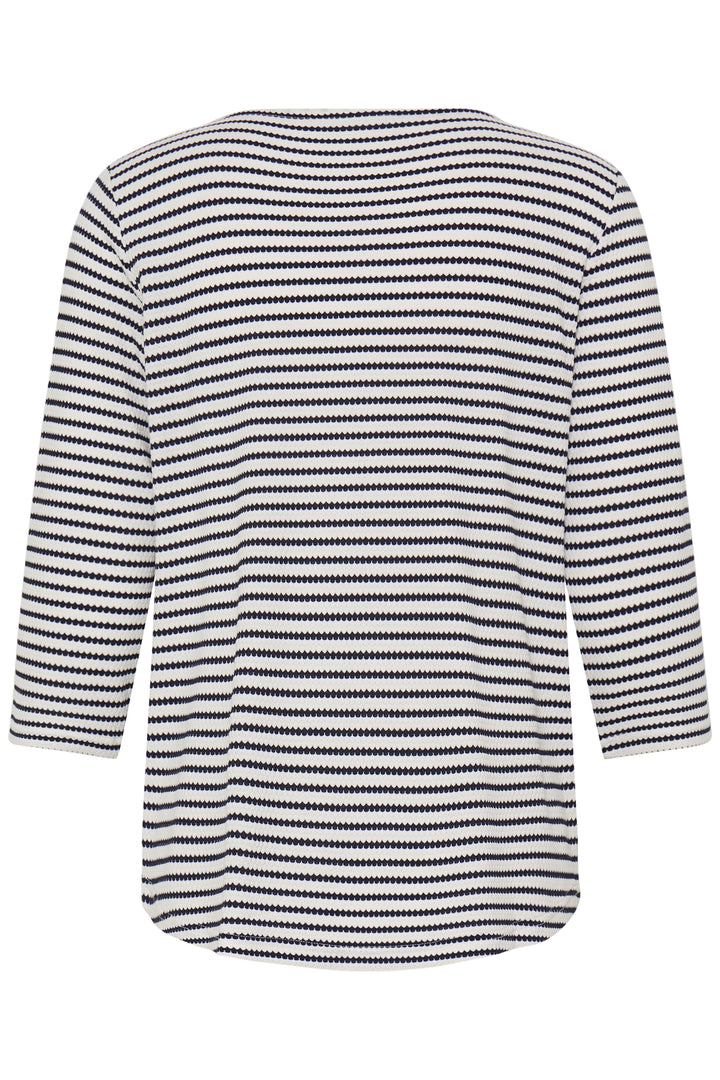 Fransa FRJADE Salute navy stripe top at Shirley Allum