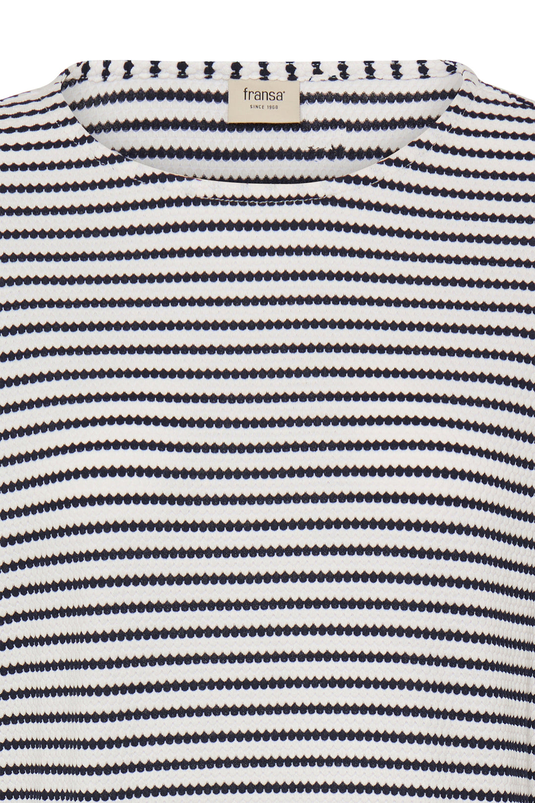 Fransa FRJADE Salute navy stripe top at Shirley Allum